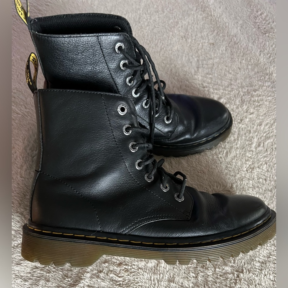 Dr. Martens Black Luana Combat Boots - Picture 5 of 6